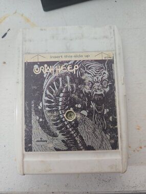 Vintage Uriah Heep 1970 8 Track Tape Self Titled Album Mercury MC8-61294 Unteste
